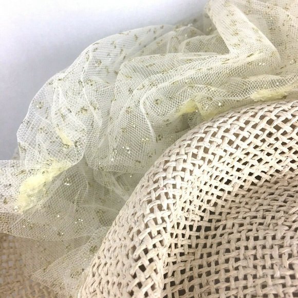 Vintage 80’s Wedding Hat With Veil - Picture 7 of 8
